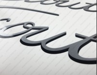 Scout Boat Logo Silver Decal Set of 2
